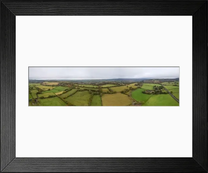 Framed Print : Panorama view of Autumn Colors over Bristol Airport fields from a drone, Somerset, England, Europe Framed Print : Panorama view of Autumn Colors over Bristol Airport fields from a drone, Somerset, England, Europe