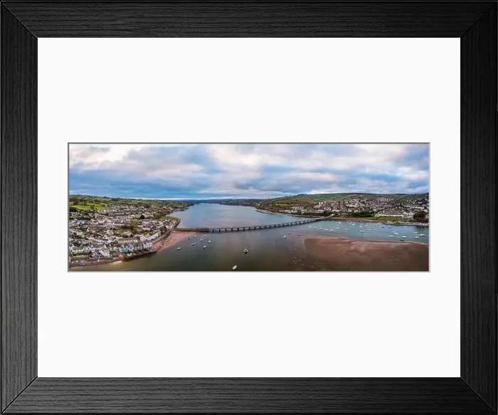 Framed Print : Bridge over River Teign from Shaldon to Teignmouth, Devon, England, Europe Framed Print : Bridge over River Teign from Shaldon to Teignmouth, Devon, England, Europe