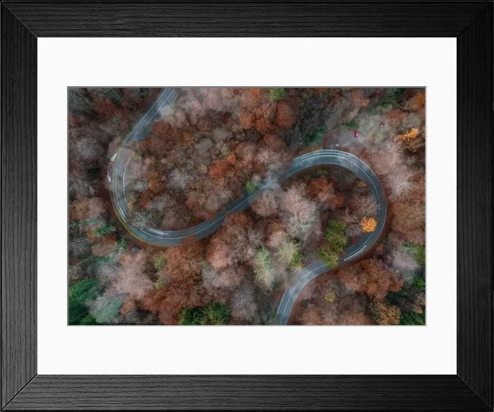 Framed Print : Foggy travel day Framed Print : Foggy travel day