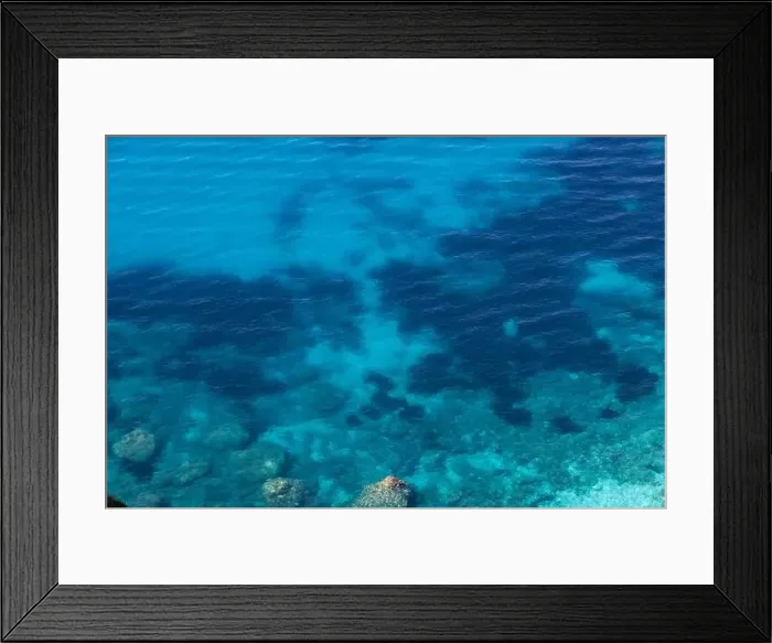 Framed Print : Aerial view of Gjipe beach on the Adriatic coast - white sand Framed Print : Aerial view of Gjipe beach on the Adriatic coast - white sand