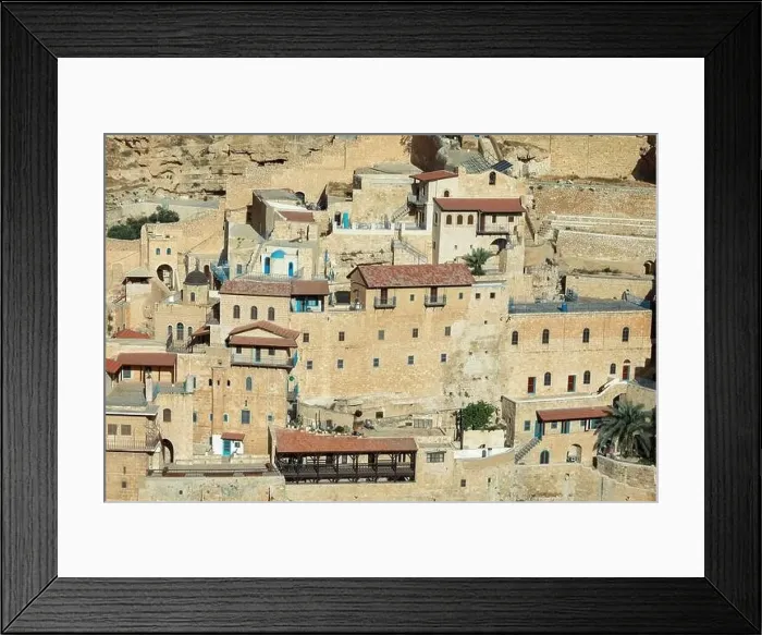 Framed Print : Mar Saba Greek Orthodox Monastery in Israel Framed Print : Mar Saba Greek Orthodox Monastery in Israel