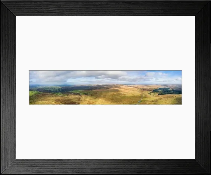 Framed Print : Autumn Colours over River Dart from a drone, Dartmoor Park, Devon, England, Europe Framed Print : Autumn Colours over River Dart from a drone, Dartmoor Park, Devon, England, Europe