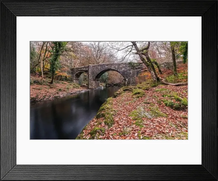 Framed Print : Autumn Colours over River Dart in long exposure, Dartmoor Park, Devon, England, Europe Framed Print : Autumn Colours over River Dart in long exposure, Dartmoor Park, Devon, England, Europe