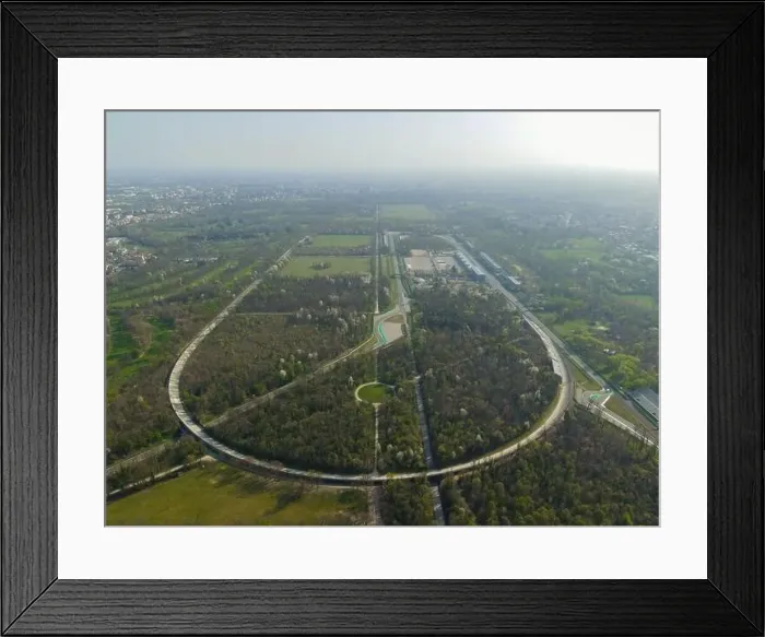 Framed Print : Aerial view of The Autodromo Nazionale of Monza Framed Print : Aerial view of The Autodromo Nazionale of Monza