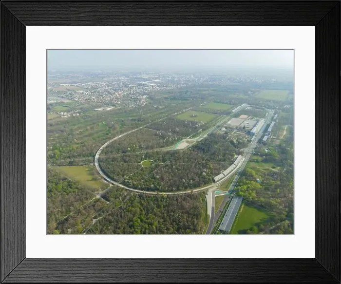 Framed Print : Aerial view of The Autodromo Nazionale of Monza Framed Print : Aerial view of The Autodromo Nazionale of Monza