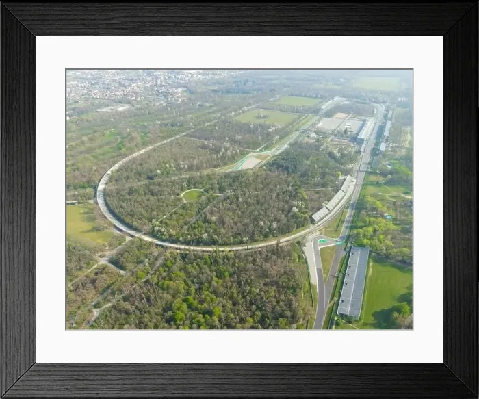 Framed Print : Aerial view of The Autodromo Nazionale of Monza Framed Print : Aerial view of The Autodromo Nazionale of Monza