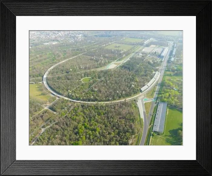 Framed Print : Aerial view of The Autodromo Nazionale of Monza Framed Print : Aerial view of The Autodromo Nazionale of Monza