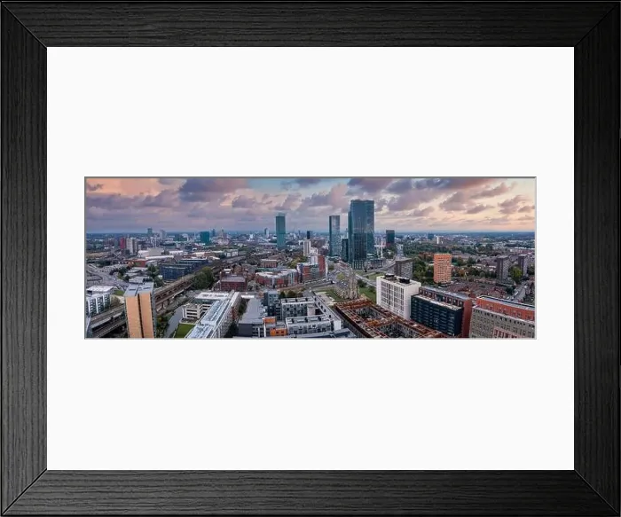 Framed Print : Aerial view of the St Ann's Church in Manchester, UK Framed Print : Aerial view of the St Ann's Church in Manchester, UK
