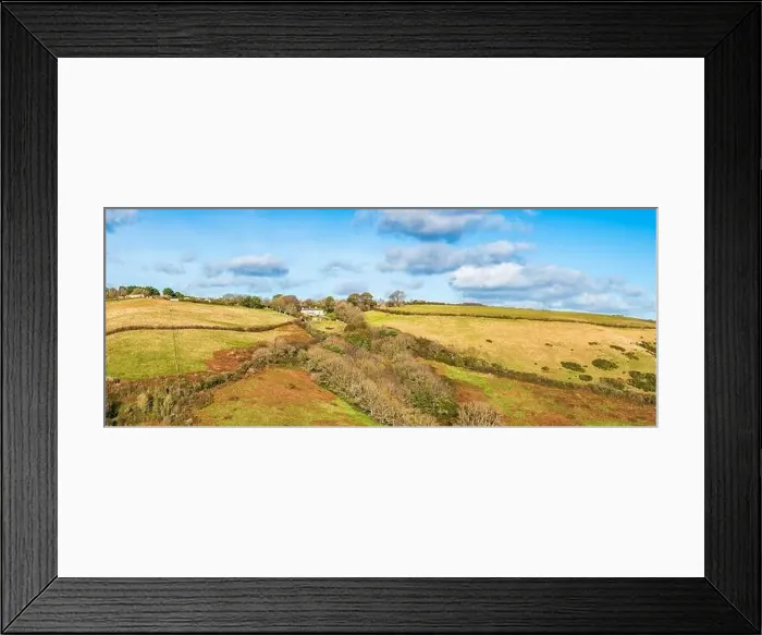 Framed Print : English Village and farmlands in Autumn Colors, Kingswear, Brixham, Devon, England, Europe Framed Print : English Village and farmlands in Autumn Colors, Kingswear, Brixham, Devon, England, Europe