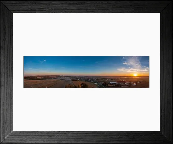 Framed Print : panoramic view of the village of Lubomia in Poland. Drone photography Framed Print : panoramic view of the village of Lubomia in Poland. Drone photography