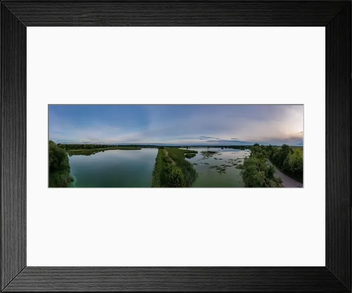 Framed Print : Panoramic view of the nature reserve near Lubomia in Poland. Drone photography Framed Print : Panoramic view of the nature reserve near Lubomia in Poland. Drone photography