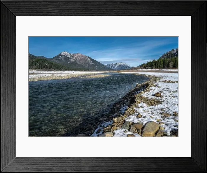 Framed Print : Little Salmon la Sac running into the Cle Elum Lake, WA Framed Print : Little Salmon la Sac running into the Cle Elum Lake, WA
