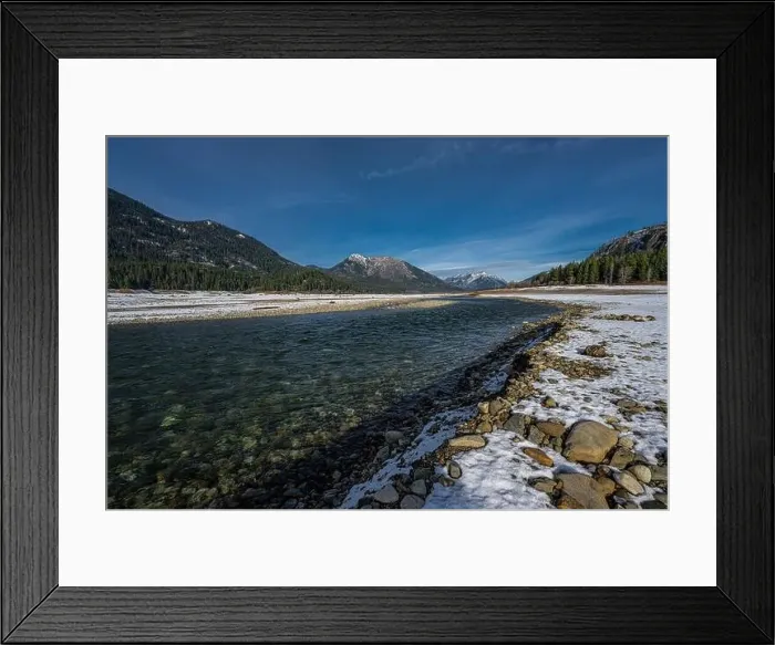 Framed Print : Little Salmon la Sac running into the Cle Elum Lake, WA Framed Print : Little Salmon la Sac running into the Cle Elum Lake, WA