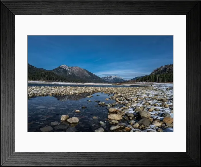 Framed Print : Little Salmon la Sac running into the Cle Elum Lake, WA Framed Print : Little Salmon la Sac running into the Cle Elum Lake, WA