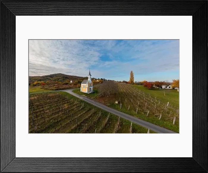 Framed Print : Amazing little chapel near by lake Balaton in Hungary Framed Print : Amazing little chapel near by lake Balaton in Hungary