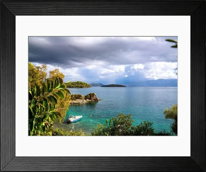 Framed Print : Lefkada, a Greek island in the Ionian Sea Framed Print : Lefkada, a Greek island in the Ionian Sea