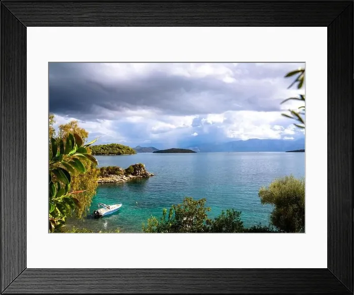 Framed Print : Lefkada, a Greek island in the Ionian Sea Framed Print : Lefkada, a Greek island in the Ionian Sea