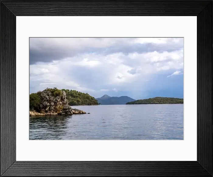 Framed Print : Lefkada, a Greek island in the Ionian Sea Framed Print : Lefkada, a Greek island in the Ionian Sea
