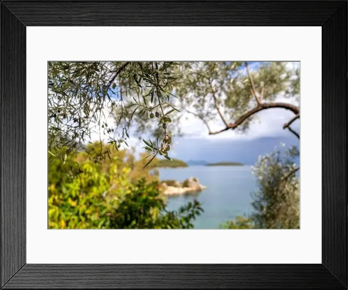 Framed Print : Lefkada, a Greek island in the Ionian Sea Framed Print : Lefkada, a Greek island in the Ionian Sea