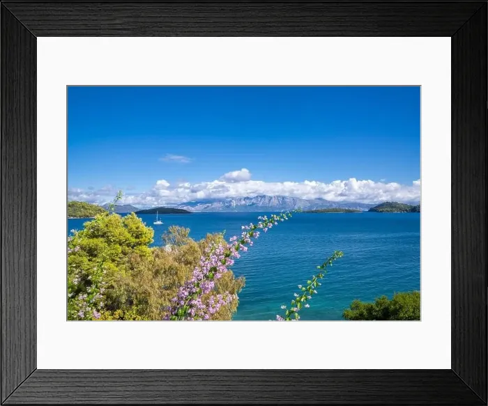 Framed Print : Lefkada, a Greek island in the Ionian Sea Framed Print : Lefkada, a Greek island in the Ionian Sea