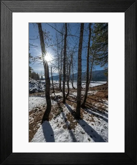 Framed Print : Cle Elum Lake Area in November, Washington State Framed Print : Cle Elum Lake Area in November, Washington State