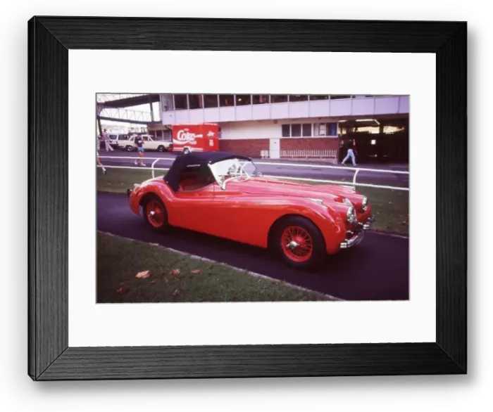 Framed Print : XK 140 Jaguar at the annual Ellerslie Car Show Framed Print : XK 140 Jaguar at the annual Ellerslie Car Show