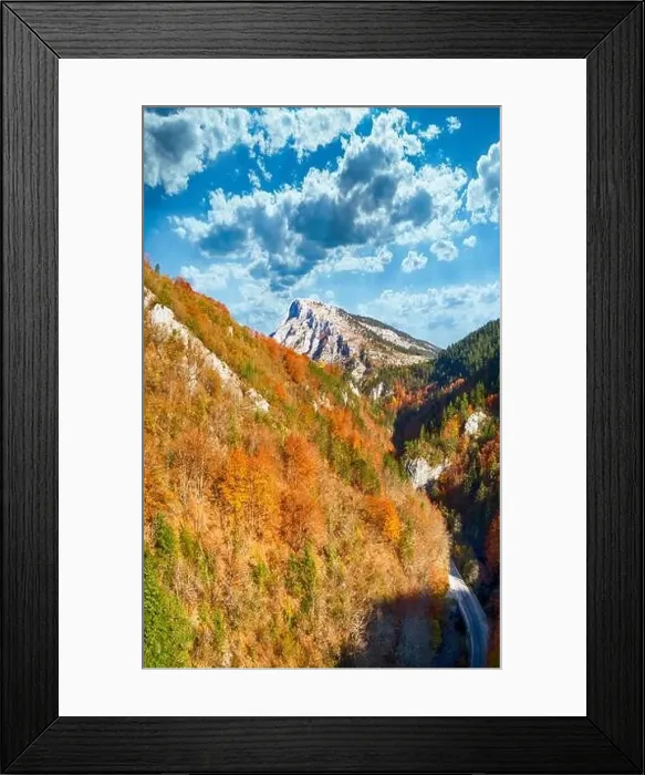 Framed Print : Aerial view of Rhodopes Mountain Framed Print : Aerial view of Rhodopes Mountain