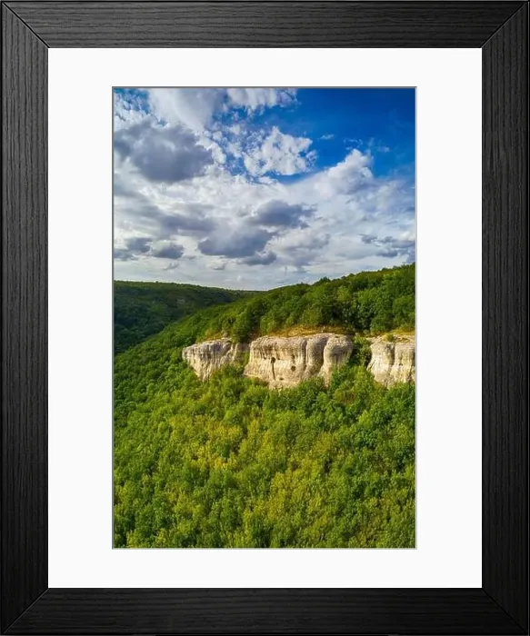 Framed Print : Drone top view Hankrumovski Rock-monastery (Shumen plateau, Bulgaria) Framed Print : Drone top view Hankrumovski Rock-monastery (Shumen plateau, Bulgaria)