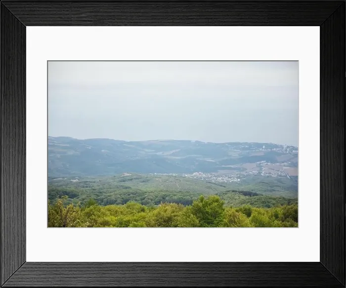 Framed Print : beautiful landscape on top of the mountain on a journey Framed Print : beautiful landscape on top of the mountain on a journey