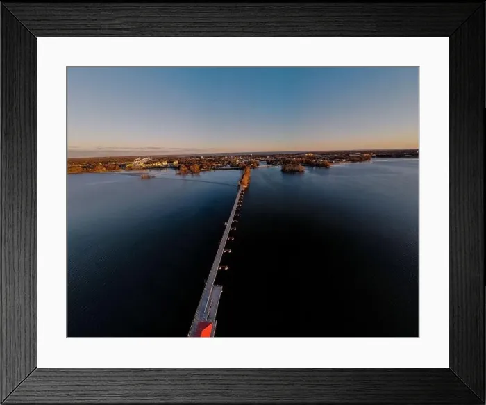 Framed Print : Trestle trail in the fox valley Wisconsin US Framed Print : Trestle trail in the fox valley Wisconsin US