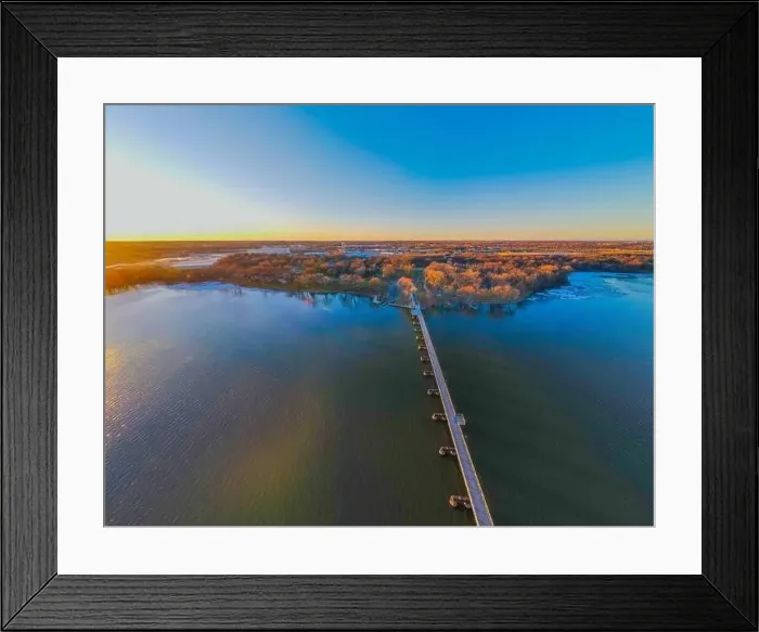 Framed Print : Trestle trail in the fox valley Wisconsin US Framed Print : Trestle trail in the fox valley Wisconsin US