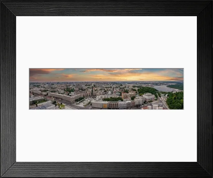 Framed Print : Aerial view of the Kyiv city. Beautiful streets near the city center Framed Print : Aerial view of the Kyiv city. Beautiful streets near the city center