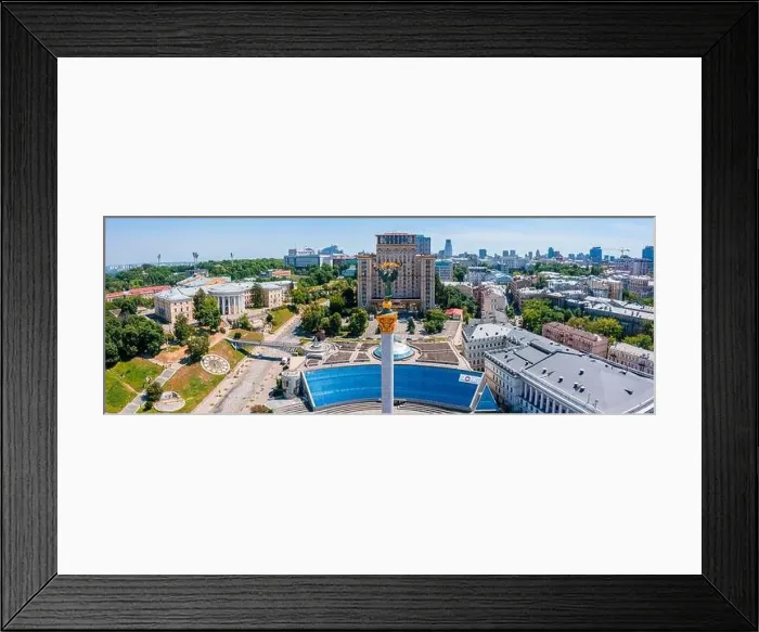 Framed Print : Aerial view of the Kyiv Ukraine above Maidan Nezalezhnosti Independence Monument Framed Print : Aerial view of the Kyiv Ukraine above Maidan Nezalezhnosti Independence Monument