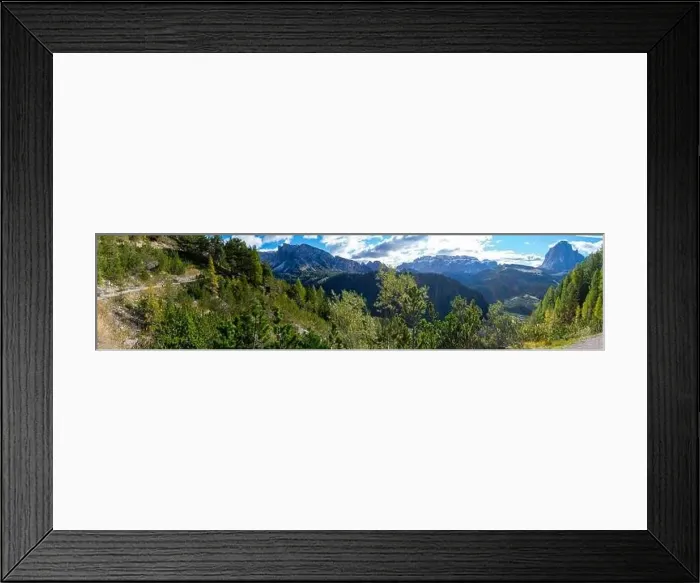 Framed Print : Hiking Dolomites in European Alps. Shot in summer with green grass and no snow. Gardena Pass, Italy Framed Print : Hiking Dolomites in European Alps. Shot in summer with green grass and no snow. Gardena Pass, Italy