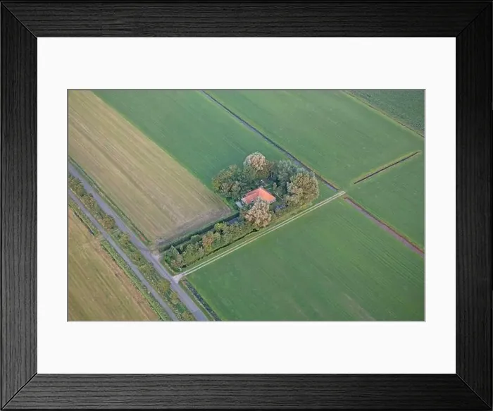 Framed Print : Agricultural landscape of Friesland Framed Print : Agricultural landscape of Friesland