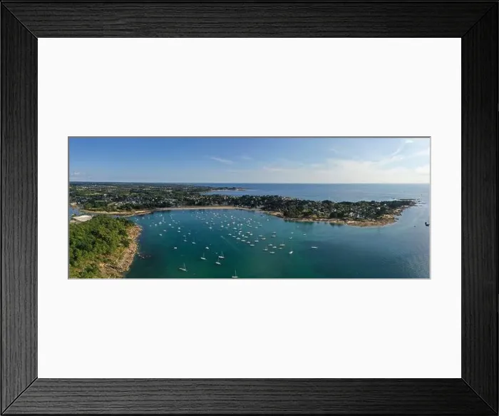 Framed Print : aerial view on the cabellou on finistere in brittany Framed Print : aerial view on the cabellou on finistere in brittany
