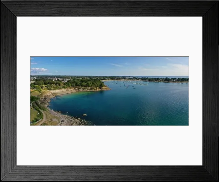 Framed Print : aerial view on the cabellou on finistere in brittany Framed Print : aerial view on the cabellou on finistere in brittany