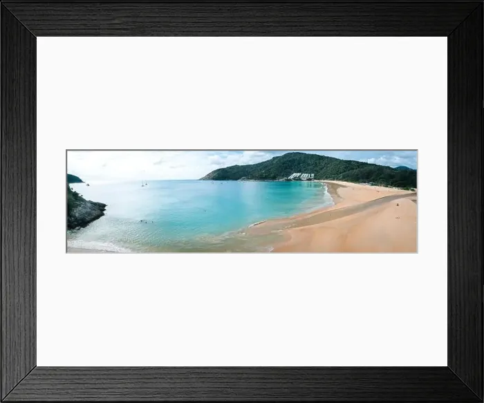 Framed Print : Aerial view of Nai Harn beach in Phuket, Thailand Framed Print : Aerial view of Nai Harn beach in Phuket, Thailand