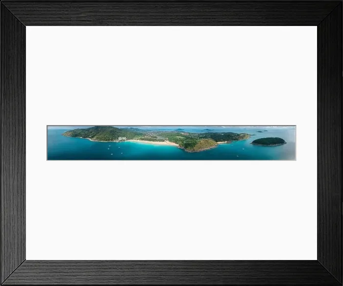Framed Print : Aerial view of Nai Harn beach in Phuket, Thailand Framed Print : Aerial view of Nai Harn beach in Phuket, Thailand