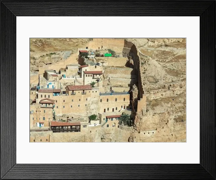 Framed Print : Mar Saba Greek Orthodox Monastery in Israel Framed Print : Mar Saba Greek Orthodox Monastery in Israel