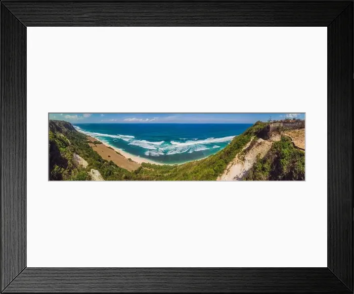 Framed Print : Top aerial view of beauty Bali beach Framed Print : Top aerial view of beauty Bali beach