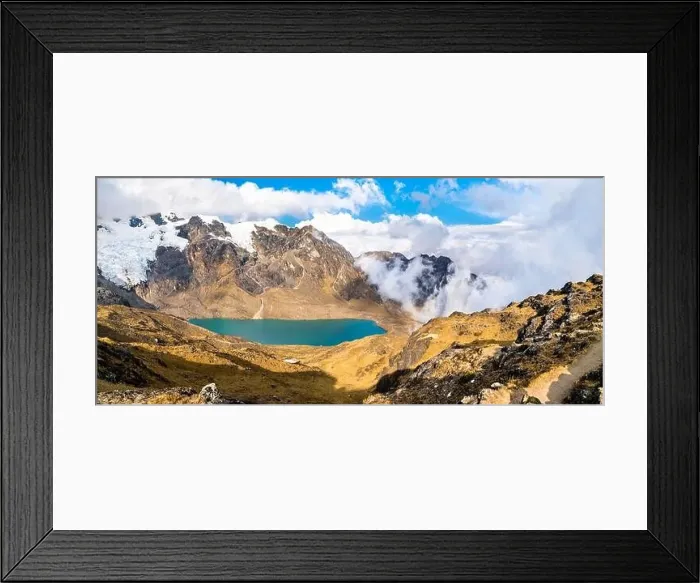 Framed Print : Lake at the Huaytapallana mountain range in Huancayo, Peru Framed Print : Lake at the Huaytapallana mountain range in Huancayo, Peru