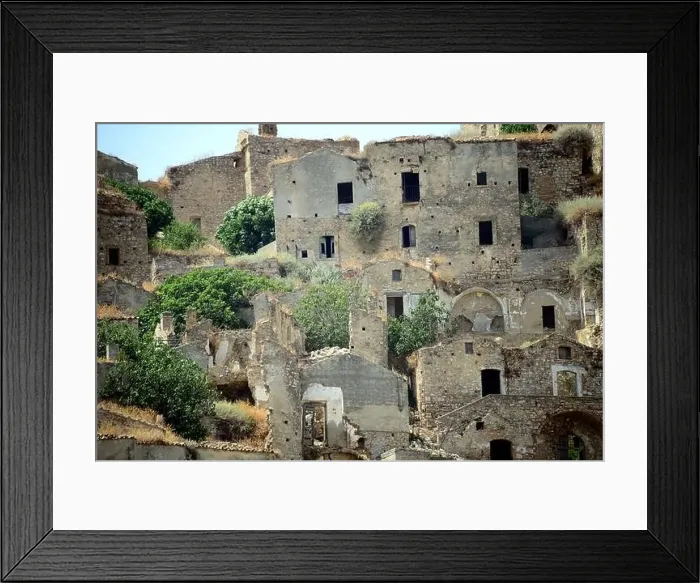 Framed Print : Craco, from a ghost town to a film set in the Basilicata region Framed Print : Craco, from a ghost town to a film set in the Basilicata region