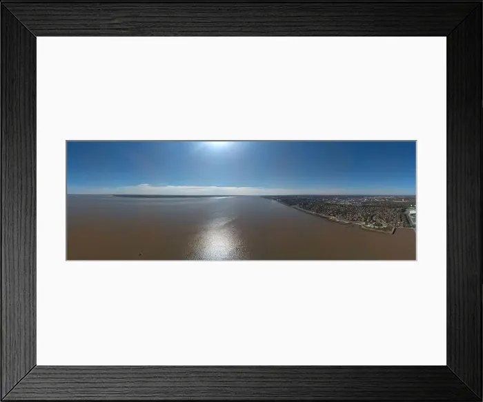 Framed Print : Wide panorama of Kingston upon Hull waterfront Framed Print : Wide panorama of Kingston upon Hull waterfront