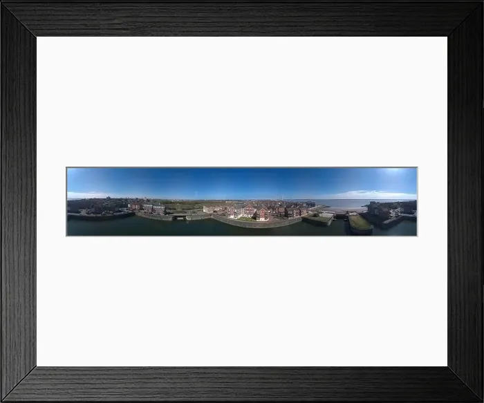 Framed Print : Wide panorama of Kingston upon Hull waterfront Framed Print : Wide panorama of Kingston upon Hull waterfront