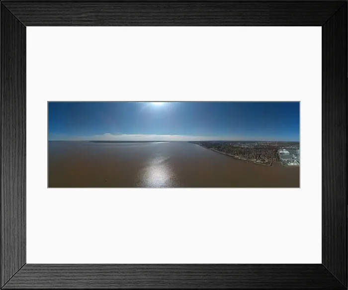 Framed Print : Wide panorama of Kingston upon Hull waterfront Framed Print : Wide panorama of Kingston upon Hull waterfront