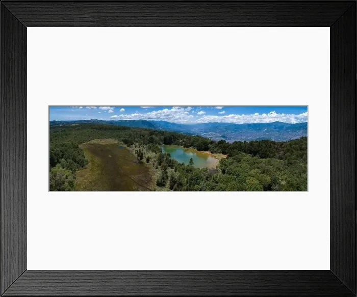Framed Print : Unreal Green Forest, Wetland and Blue Guarne Lagoon near Medellin, Antioquia Colombia Framed Print : Unreal Green Forest, Wetland and Blue Guarne Lagoon near Medellin, Antioquia Colombia