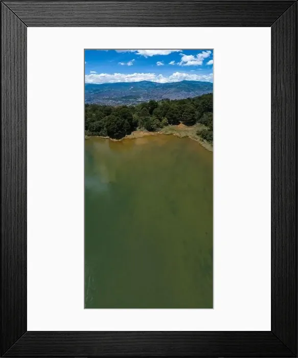 Framed Print : Unreal Green and Blue Guarne Lagoon in the Middle of the Forest near Medellin, Antioquia, Colombia Framed Print : Unreal Green and Blue Guarne Lagoon in the Middle of the Forest near Medellin, Antioquia, Colombia