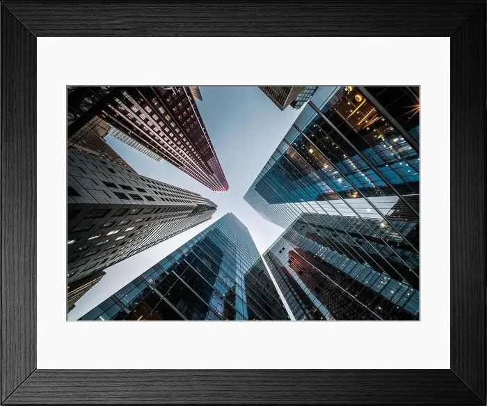 Framed Print : Business and finance concept Framed Print : Business and finance concept