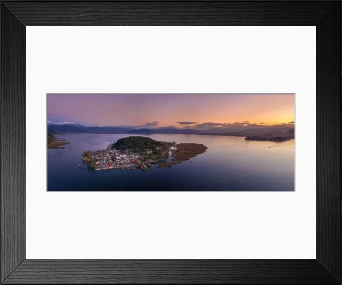 Framed Print : Aerial view of Ioannina city in Greece, Aslan Pasha Tzami, the lake with the island of Kyra Frosini or nissaki Framed Print : Aerial view of Ioannina city in Greece, Aslan Pasha Tzami, the lake with the island of Kyra Frosini or nissaki